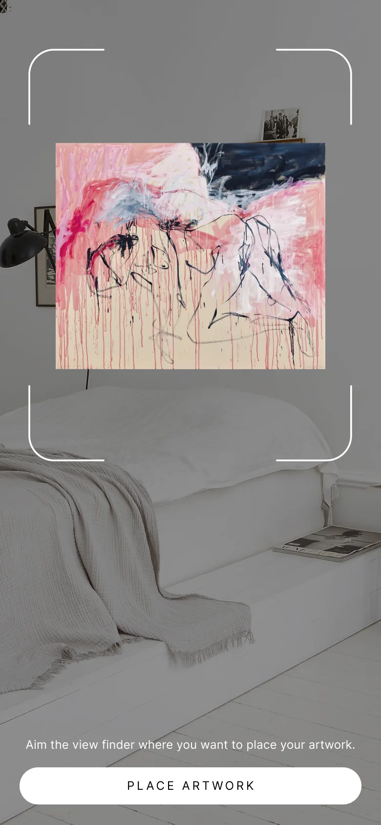 Art Advisor One scan screen on mobile
